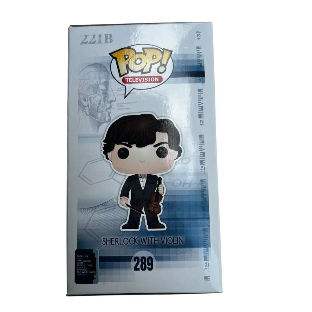 Funko POP Sherlock with Violin from Sherlock Released 2015 - Picture 4 of 6